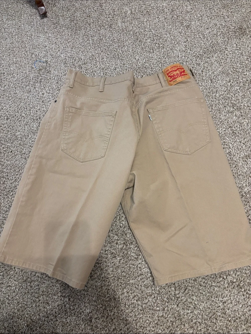 Levi's Tan Flat Front Men's Shorts
